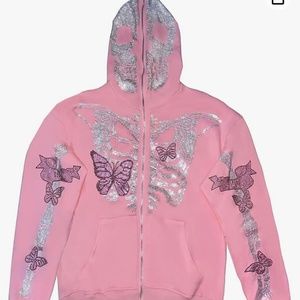 Pink hoodie